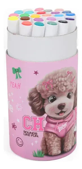 Chimola Set De Marcadores X36 Poodle ST56