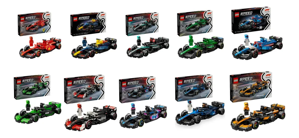 Combo LEGO Speed Champions F1 Coche Carreras Formula 1