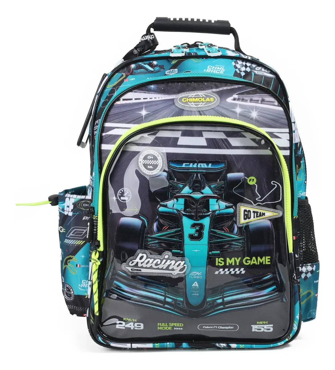 Chimola Mochila Espalda 16p Racing Car BT329
