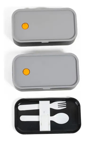 Chimola Lunchbox Doble Vera Negro BZ71