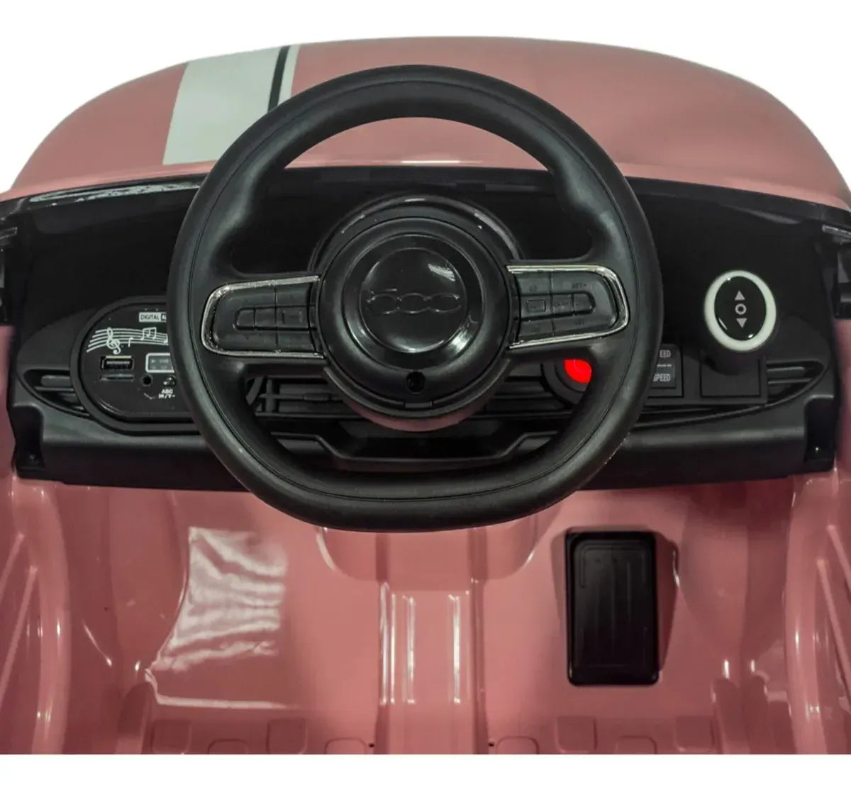 Auto A Bateria Fiat 500E Rosa 12V 9410-705