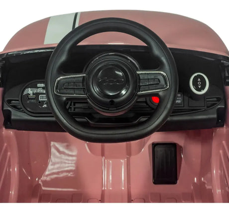 Auto A Bateria Fiat 500E Rosa 12V 9410-705