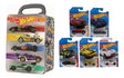 Combo 5 Autitos Hot Wheels + Lata Guardacoches Hwcc2-23s