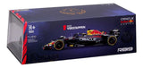 Bburago 1:24 Oracle Red Bull Racing RB19 w/helmet, VERSTAPPEN 18-28030