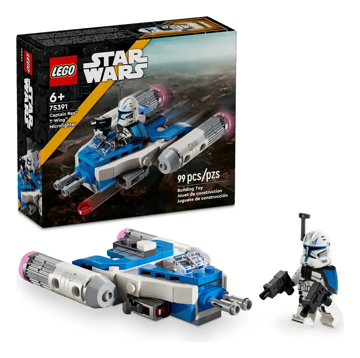LEGO Star Wars Microfighter: Ala-Y del Capitan Rex 75391