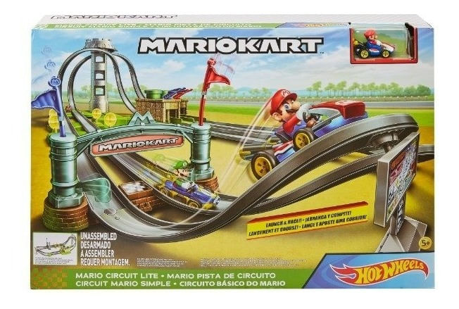 Minicircuito De Mario Kart Hot Wheels Ghk15 Mattel
