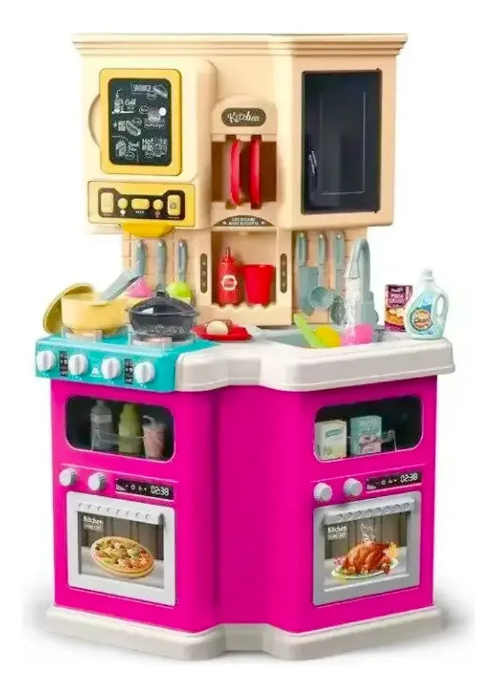 Cocina Moderna Interactiva Luz, Sonido Y Agua 77pcs 2885354