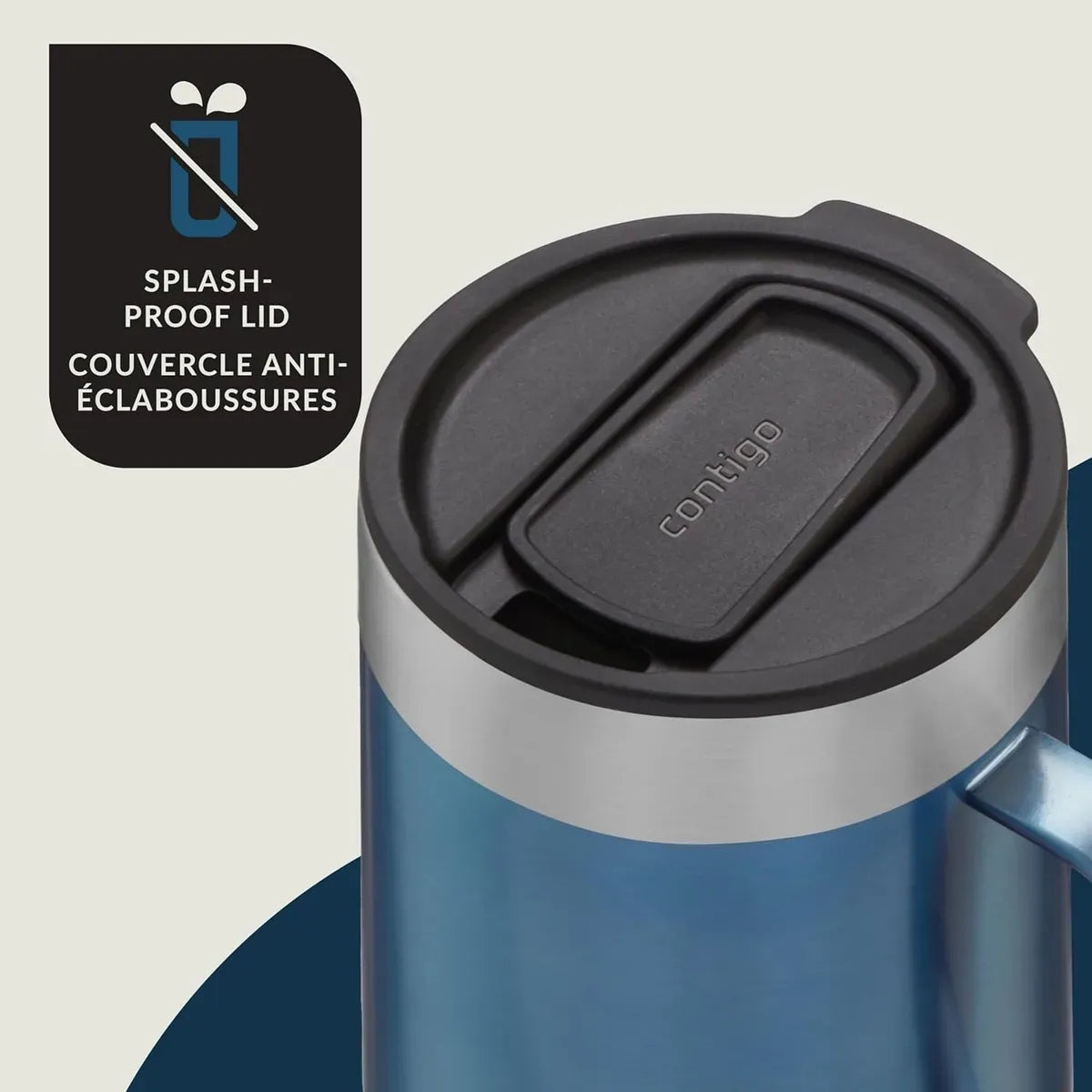 Contigo Streeterville Ss Mug W/ H 14oz Blue Corn 2144598