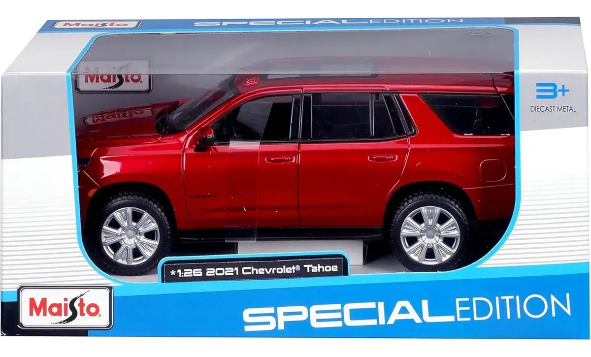 Maisto 1:24 Chevrolet Tahoe 2021 Rojo 31533