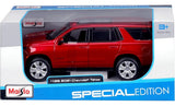 Maisto 1:24 Chevrolet Tahoe 2021 Rojo 31533