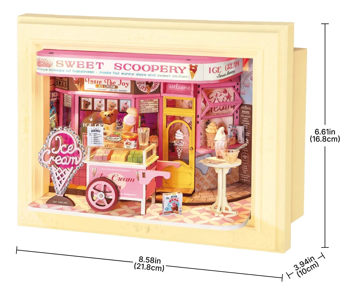 Robotime Rolife Sweet Scoopery Ice Cream DP002