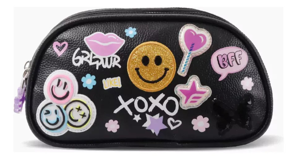 Footy Cartuchera con dos cierres Happy Smile F61060.01.UNICO