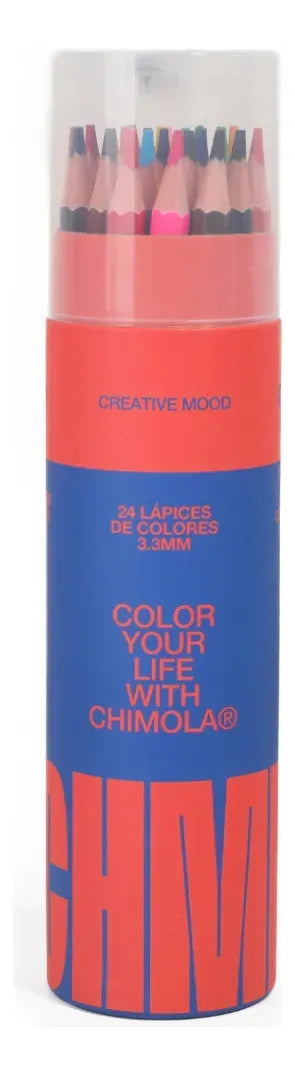 Chimola Set De Lapices x24 Blue ST69