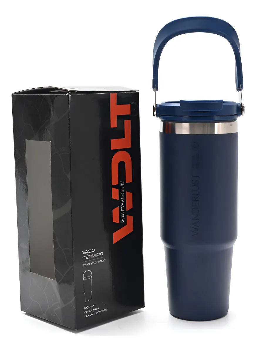 Vaso Termico Con Sorbete Y Pico 900ml 40610