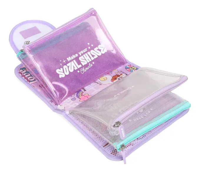 Chimola Cartuchera Completa Book Light purple TR161