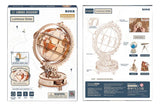 Robotime Puzzle 3d Globo Terráqueo Luminoso Rokr St003d