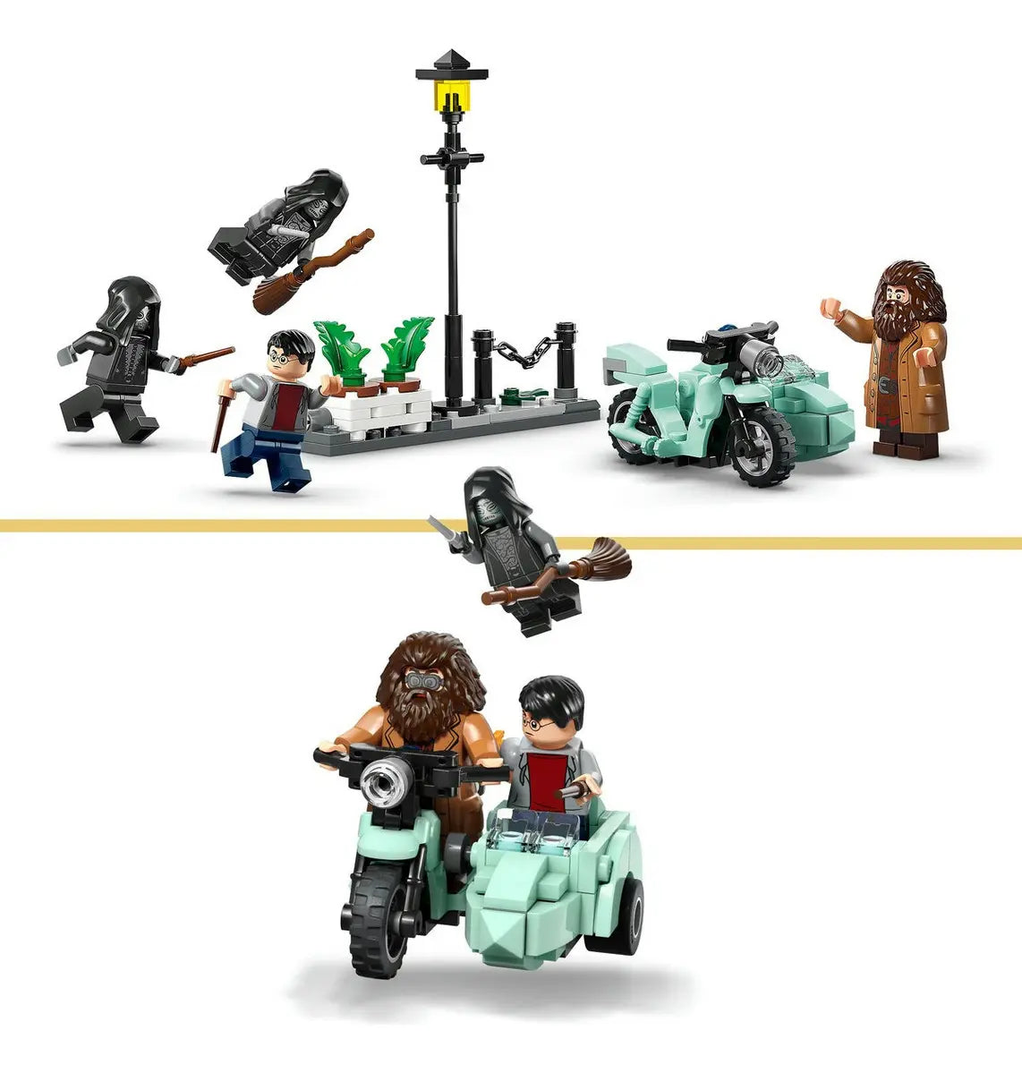 Lego Harry Potter: Hagrid y Harry Escape de Privet Drive 76459
