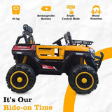 Auto A Bateria Jeep Todo Terreno Naranja DLX-6188