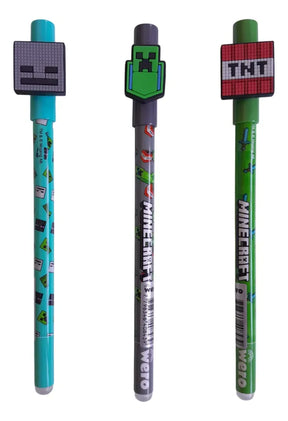 Wero Lapicera Roller borrable Minecraft WE4010