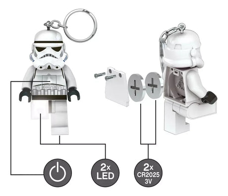 Lego Llavero Stormtrooper Star Wars Con Luz LGL-KE12H LE014