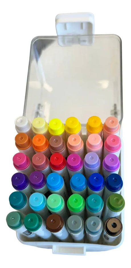 Marcadores Acrílicos con Estuche X36 Colores SL7103