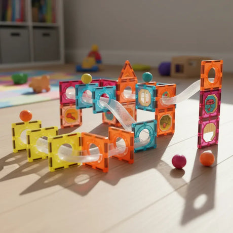 Bloques Construcción Magnéticos Magnetic Tiles Shine 2414004