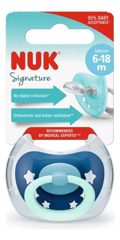 Nuk Chupete Signature 6-18 meses Diseño Surtido    10736698