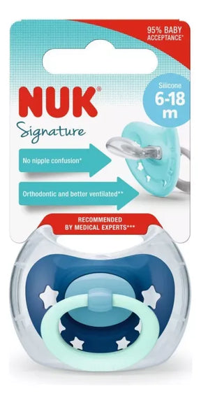 Nuk Chupete Signature 6-18 meses Diseño Surtido    10736698