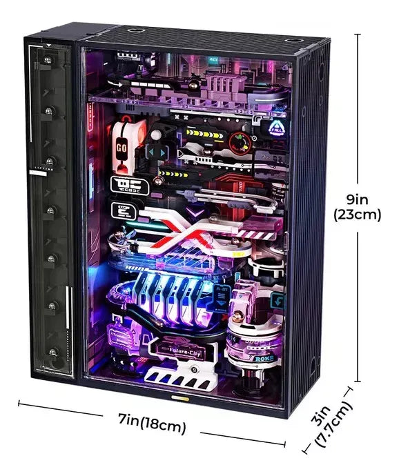 Robotime Puzzle 3d La Ciudad Del Futuro Laberinto Mr02s Rokr