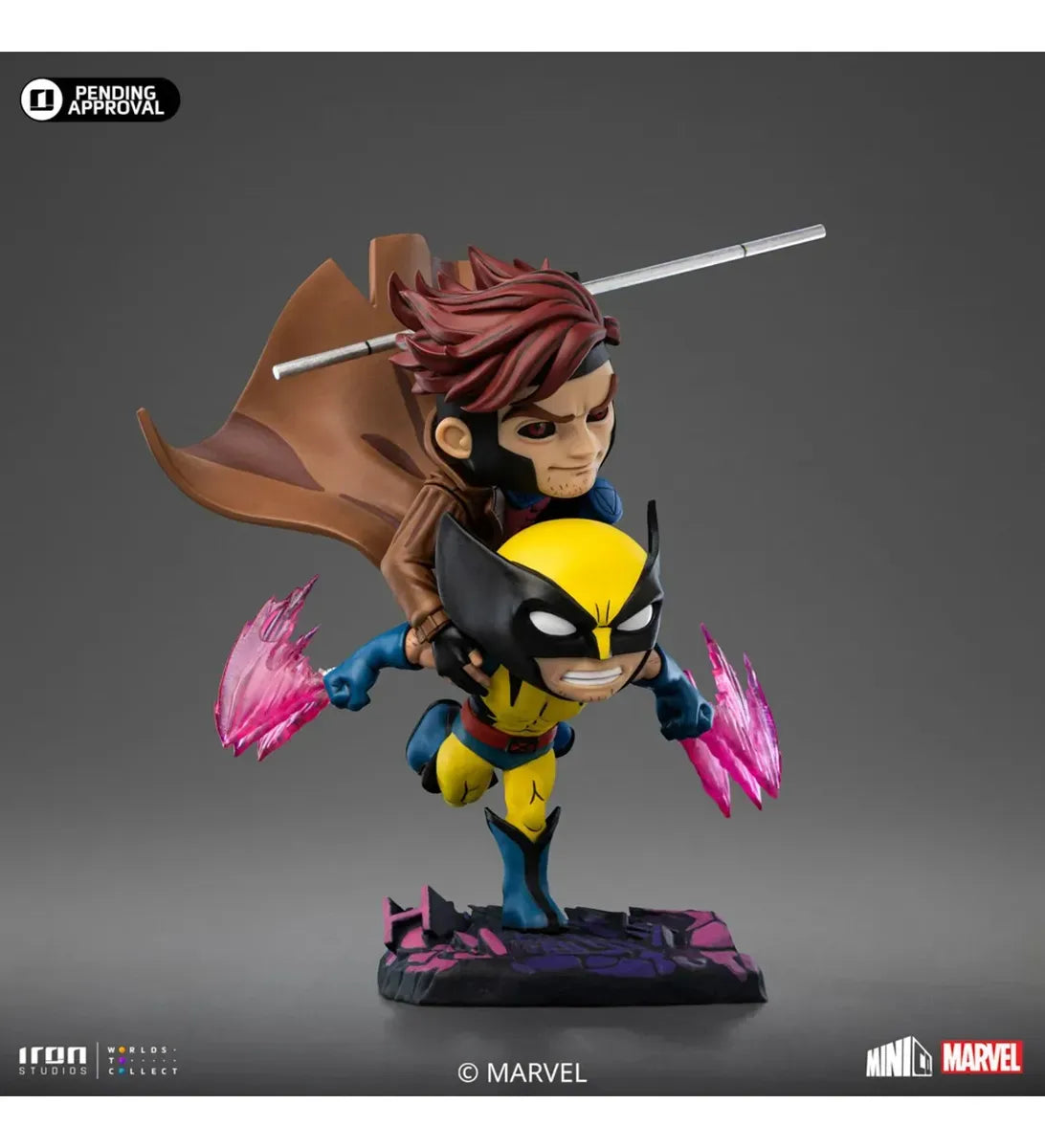 Iron Studios Minico Gambit and Wolverine - X-Men '97 MARCAS112124-MC