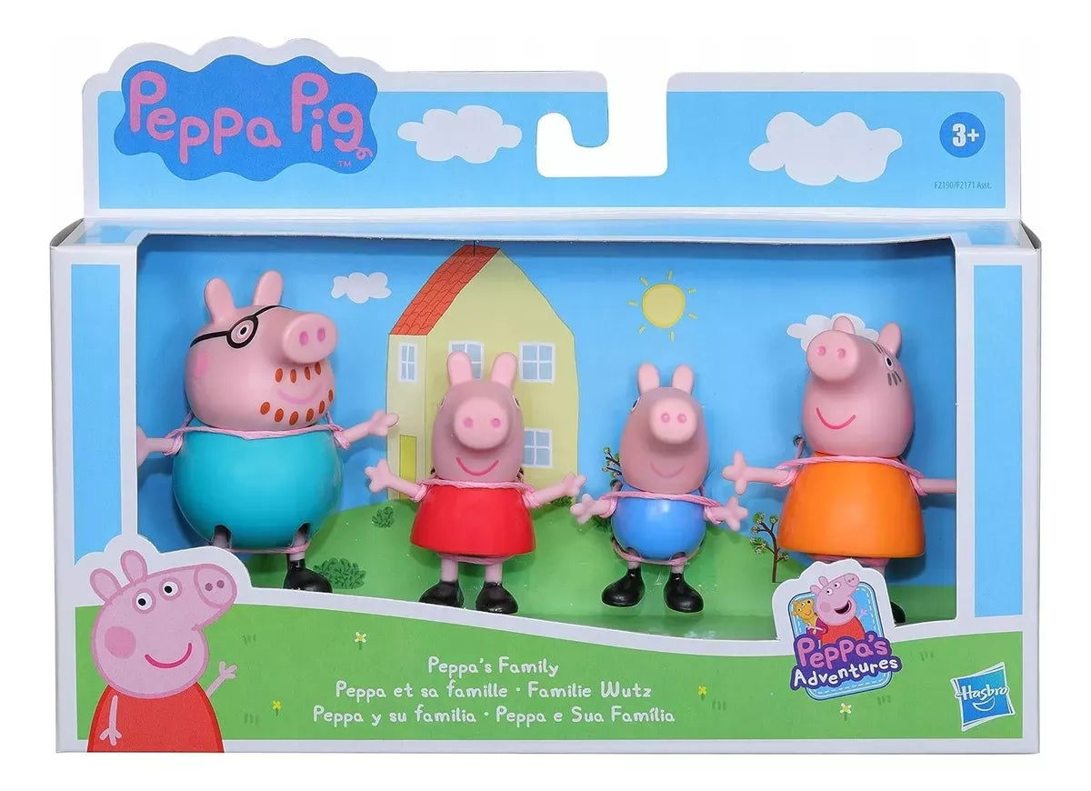 Hasbro Peppa Pig y su familia F2171 F2190