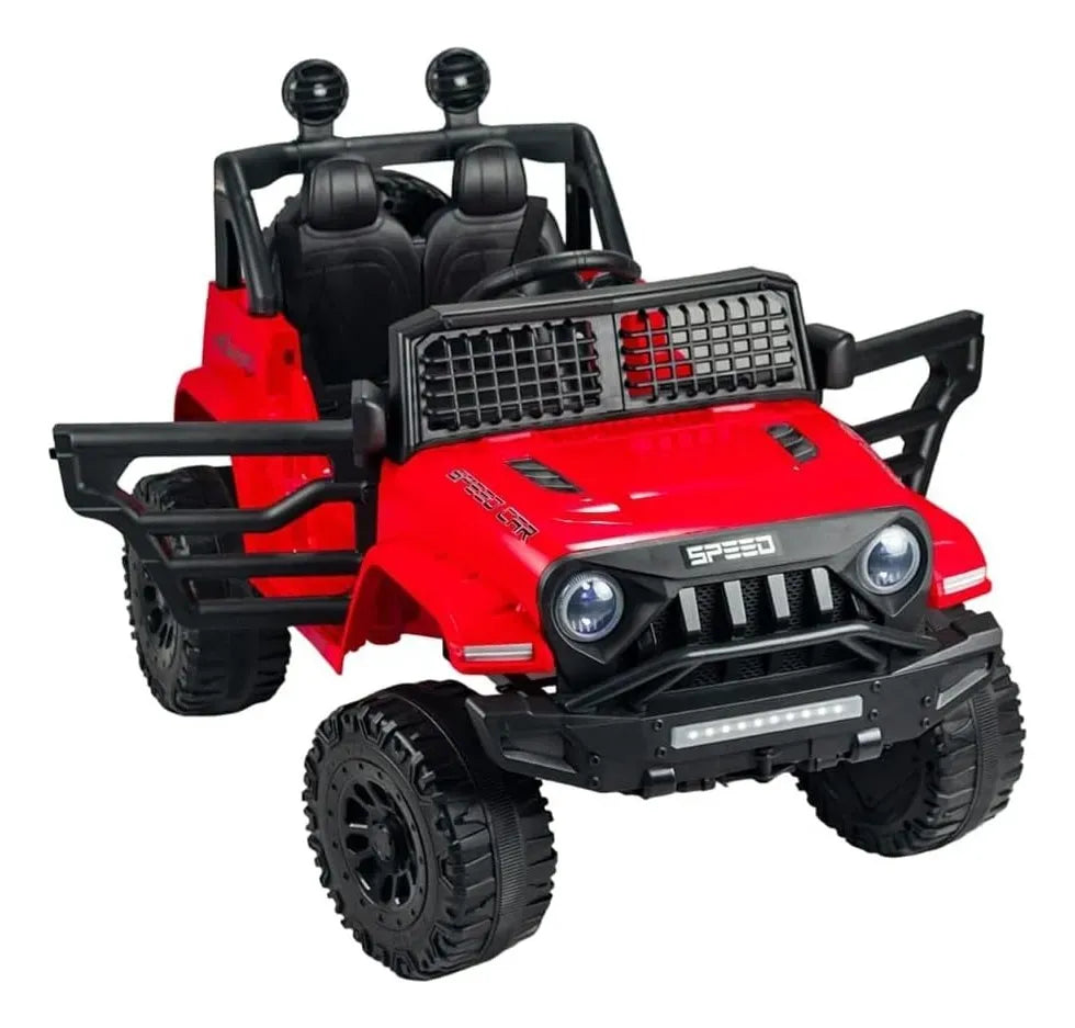 Auto A Bateria Todo Terreno Roja HM6588