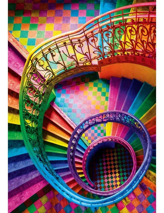 Puzzle Hqc Colorboom Stairs Co 500 Pzas 35591 Clementoni