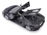 Maisto 1:24 Lamborghini Aventador Roadster Negro Mate 31504