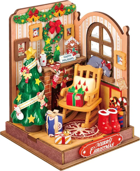 Robotime Rolife Puzzle 3d Chimenea Navideña Ds041