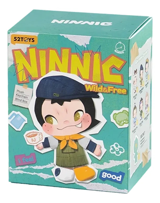 52toys Ninnic Wild & Free Plush Figura Blind Box S78864
