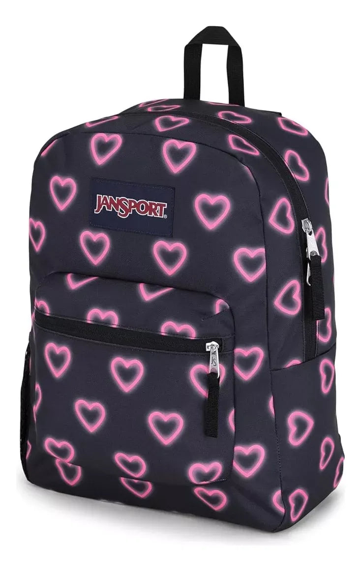 Jansport Mochila Cross Town Happy Hearts Black 26L JS0A47LWGY6 JNS131