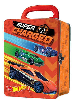 Hot Wheels Lata Guardacoches Naranja Hwcc2-24r
