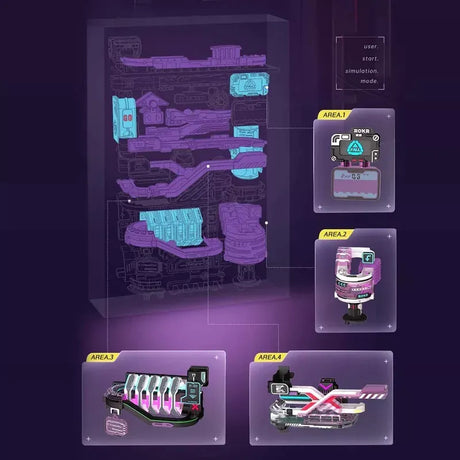 Robotime Puzzle 3d La Ciudad Del Futuro Laberinto Mr02s Rokr