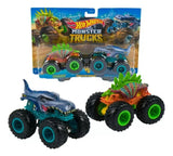 Hot Wheels Monster Trucks Pack X 2 Vehículos Fyj64 Mattel
