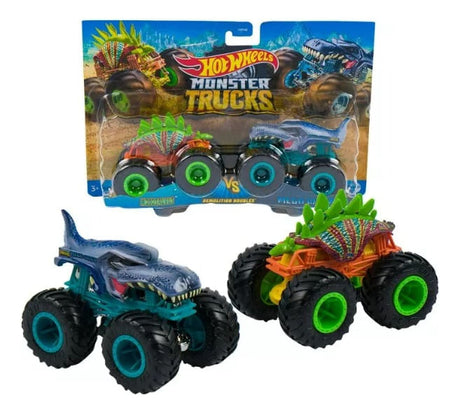 Hot Wheels Monster Trucks Pack X 2 Vehículos Fyj64 Mattel
