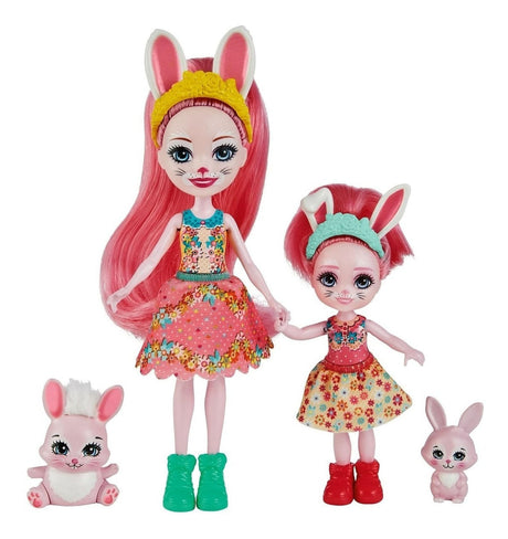 Enchantimals Set Muñeca Con Su Hermanita Hcf79 Mattel