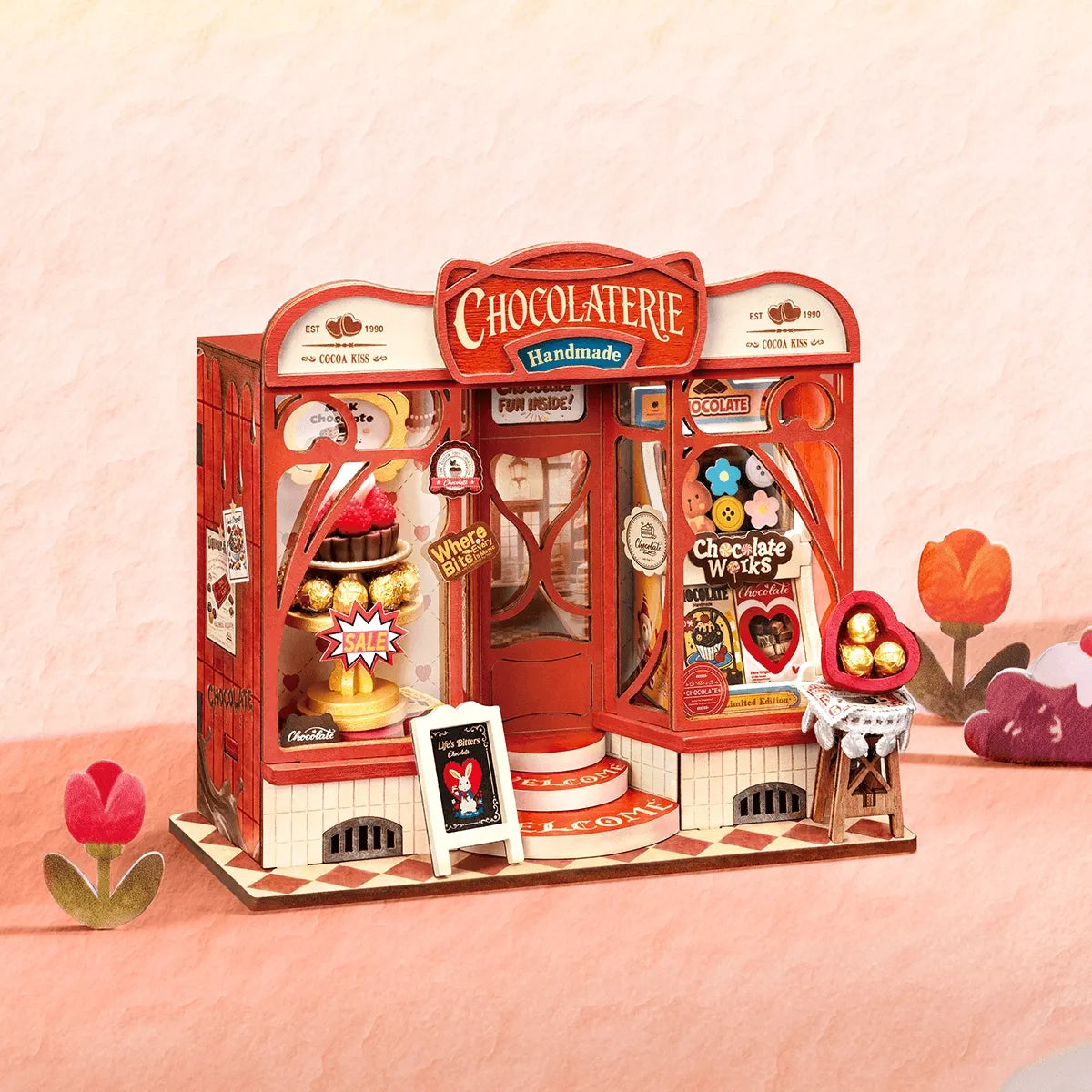 Robotime Rolife Sweet Chocolate Shop DS046