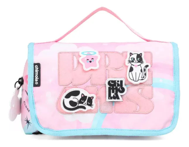 Chimola Cartuchera Custom Cat Pink Aqua TR170