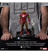 Iron Studios Iron Man Unleashed Deluxe - Marvel Comics Scale 1/10 MARCAS94423-10