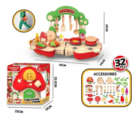 Tienda de Cocina Portatil 32 pzs 2294963 Shine
