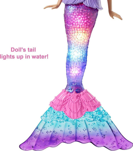 Muñeca Barbie Dreamtopia Twinkle Lights Mermaid Hdj36 Mattel