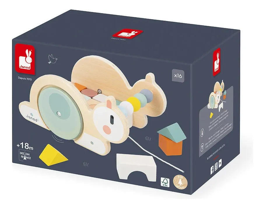 Janod Carrito De Cubos De Caracol Sweet Cocoon J04054