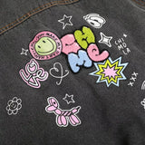 Chimola Campera Denim Dorothy Talle 6 Black Jean J01