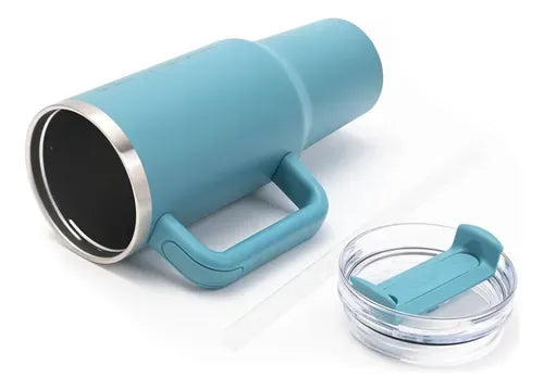 Wanderlust Vaso Termico Con Bombilla 1200ml Verde 40124